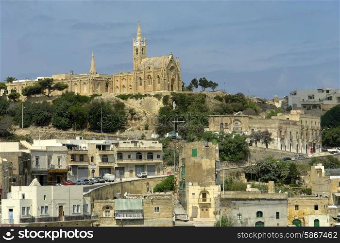ancient architecture of gozo island in malta