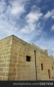 ancient architecture of malta, in gozo island