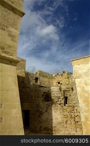 ancient architecture of malta, in gozo island
