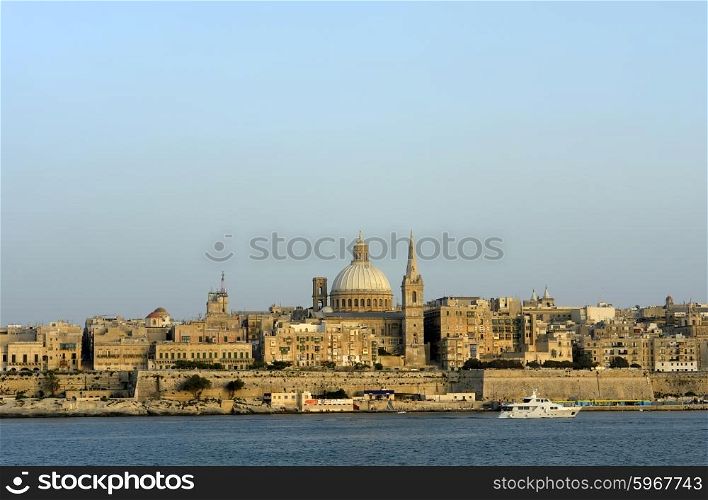 ancient architecture of malta island, la valleta