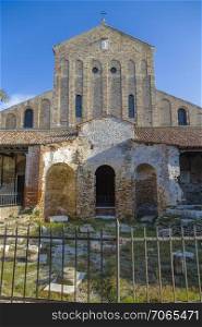 Ancient Basilica of Santa Maria Assunta, is located on the island of Torcello. This cathedral is one of the oldest members of religious buildings in the region Veneto