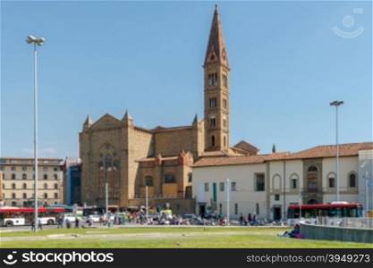 Ancient Basilica of Santa Maria Novella in Florence.. Florence. Santa Maria Novella.