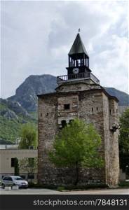 Ancient beauty tower and town clock, Vratza, Bulgaria