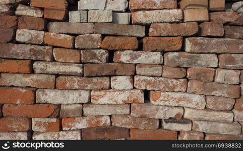 ancient brick wall background. ancient brick wall useful as a background