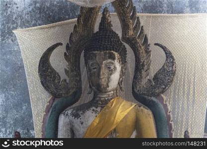 Ancient Buddha statue in Thailand