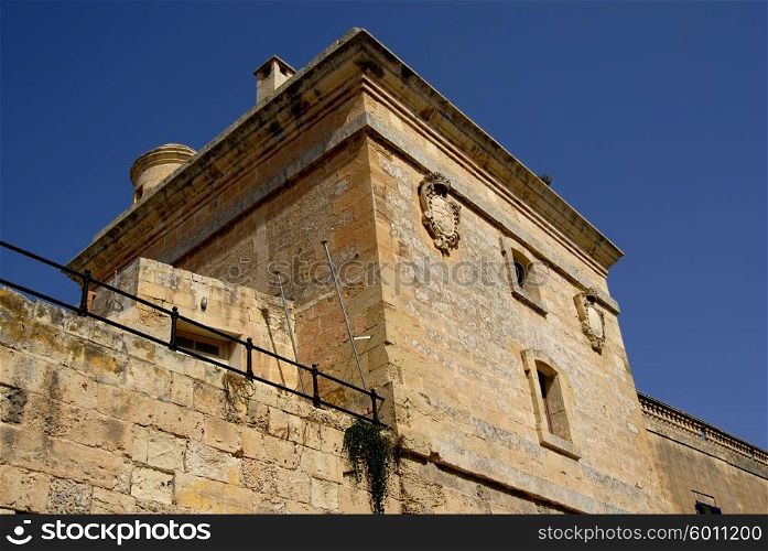 ancient building detail in the island of malta
