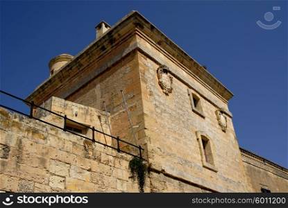 ancient building detail in the island of malta