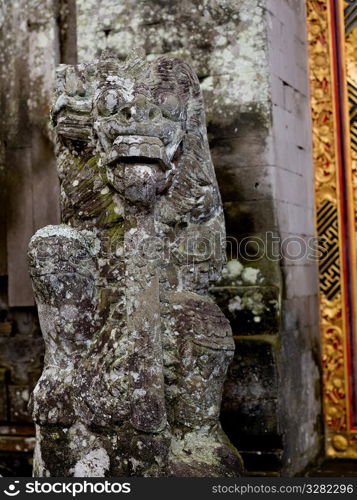 Ancient carving in Bali