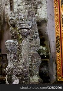 Ancient carving in Bali