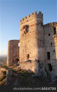 Ancient castle in ruins located in the north of Caceres