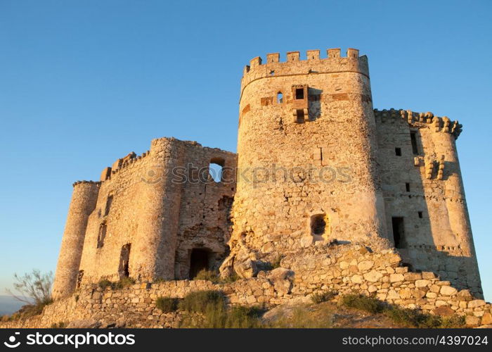 Ancient castle in ruins located in the north of Caceres. In Spain