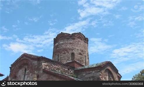 ancient church in Nessebar - historical city in Bulgaria