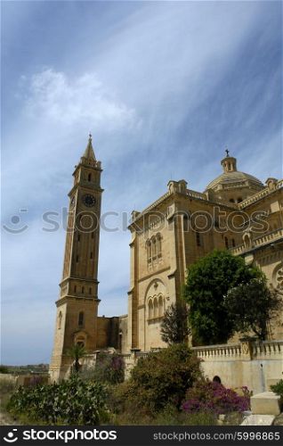ancient church malta in the island of gozo
