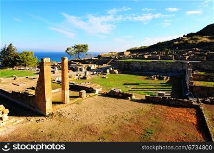 Ancient City Of Kamiros In Rhodes, Greece