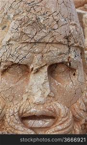 Ancient face in Nemrut National Park, Turkey