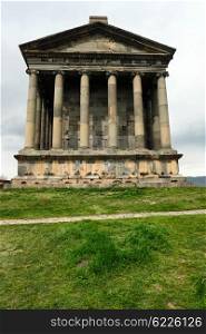 Ancient Garni pagan Temple, the hellenistic temple in Armenia
