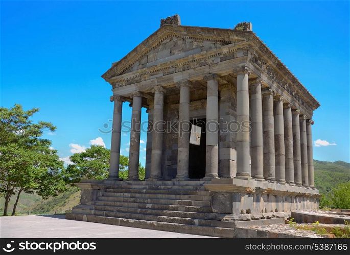 Ancient Garni temple complex. Armenia.