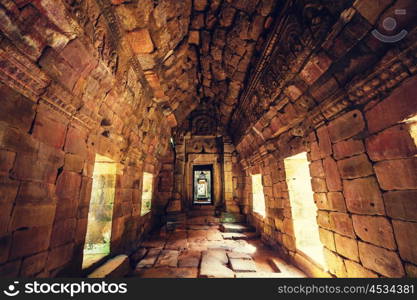 Ancient Khmer civilization ruins of Angkor near Siem Reap, Cambodia