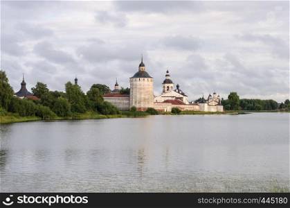 Ancient Kirillo-Belozersky (Cyril-Belozersk) monastery at Siverskoye lake in northern Russia