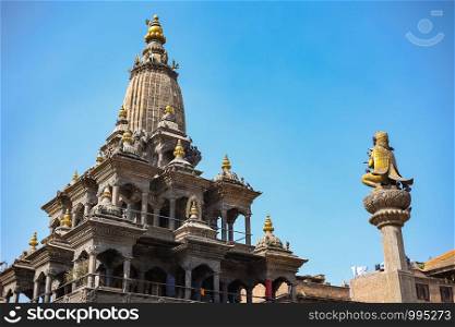 Ancient Krishna Temple at Patan Durbar Square premises