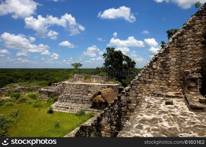 Ancient Maya city of Ek Balam, Yucatan, Mexico