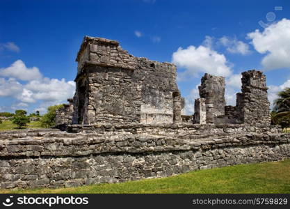 Ancient Maya city ruins of Tulum, Yucatan, Mexico