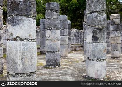 Ancient Mayan ruins at Chichen Itza, Yucatan, Mexico