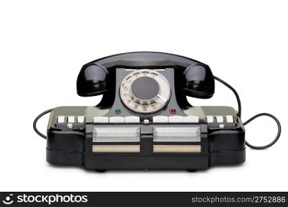 Ancient phone. Multipurpose phone of manufacture of the USSR. It was used in 1950
