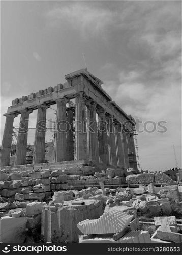 Ancient ruins in Athens Greece