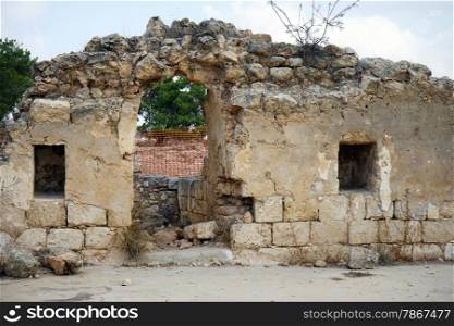 Ancient ruins near Zikhron Ya&rsquo;akov in Israel