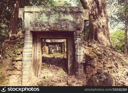 Ancient ruins of Angkor, Cambodia