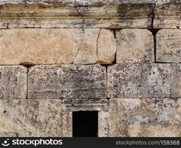 Ancient ruins of Hierapolis near Pamukkale in Turkey. Ruins of ancient city, Hierapolis near Pamukkale, Turkey