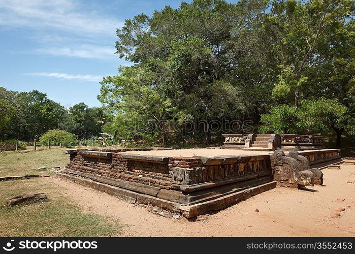 Ancient ruins. Pollonaruwa, Sri Lanka