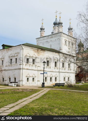 Ancient Russian Orthodox church in Pereslavl-Zalessky, Russia