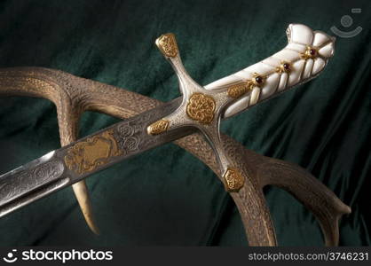 Ancient sabre. A smart variant of the fighting weapon