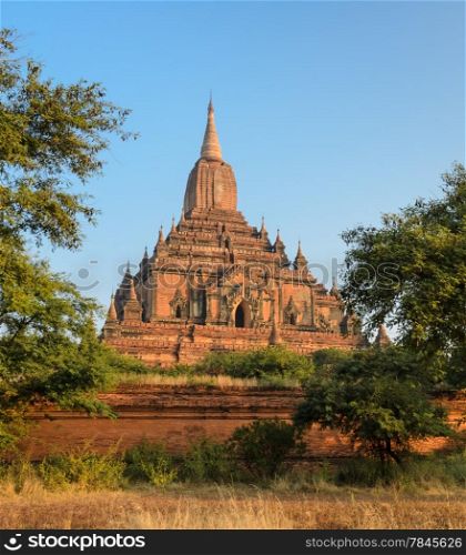 Ancient Sulamani temple in Bagan