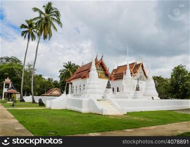 Ancient Thai temple of Wat Uposatharam in Uthai Thani, Thailand