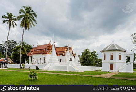 Ancient Thai temple of Wat Uposatharam in Uthai Thani, Thailand