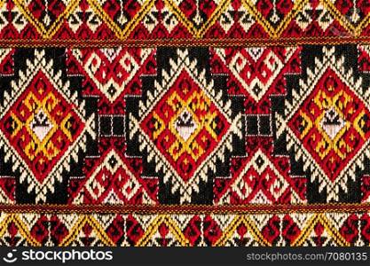 Ancient thai woven cloth pattern