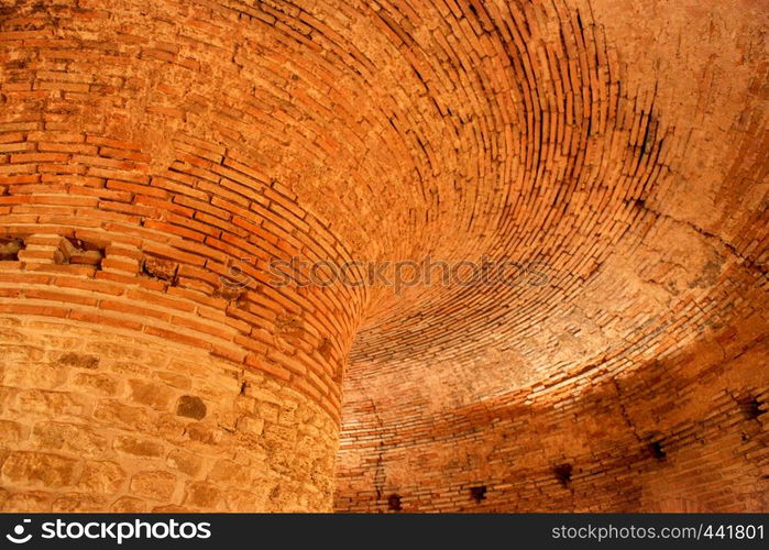 Ancient Thracian Beehive Tomb (3rd Century A.D) In Pomorie, Bulgaria.