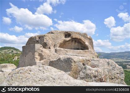 ancient Thracian surface tomb of an important Thracian leader and sanctuary linked with the cult of Orpheus.