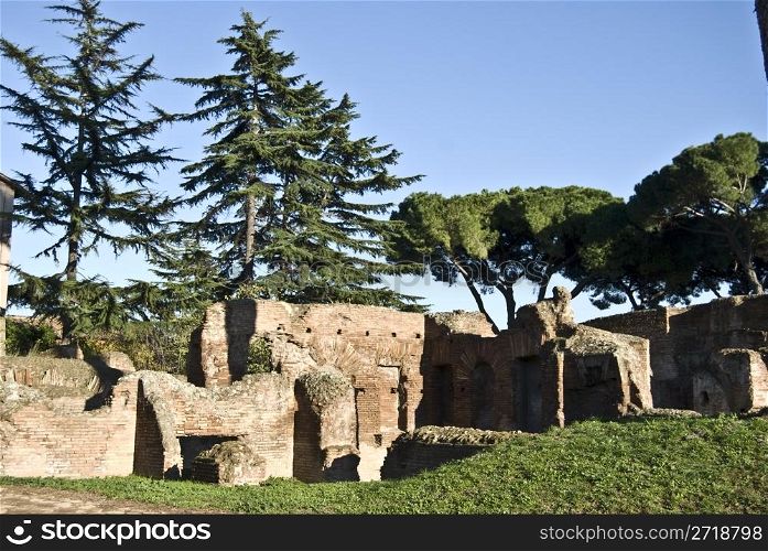 ancient villa of the emperor Augustus in Rome, part of the Forum Romanum