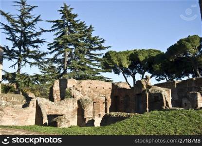 ancient villa of the emperor Augustus in Rome, part of the Forum Romanum