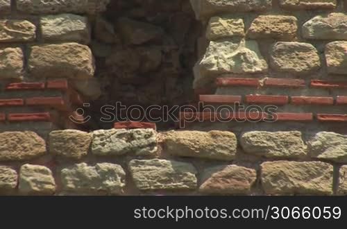 ancient wall in Nessebar