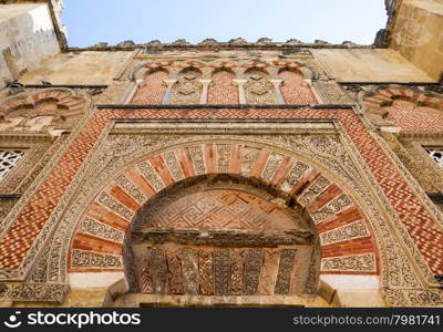 Andalusia Region, south of Spain. Old original arabic door