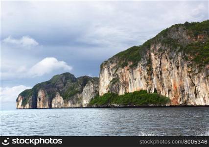 Andaman sea and Phi Phi islands in Thailand