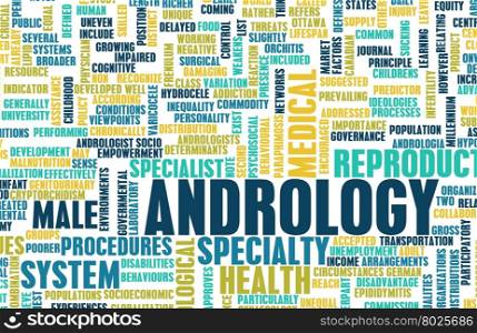 Andrology or Andrologist Medical Field of Science Art