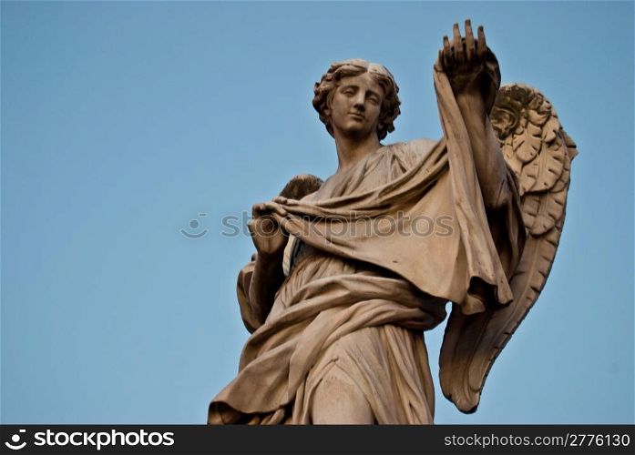 Angel. one of the angels of the Ponte Sant Angelo in Rome