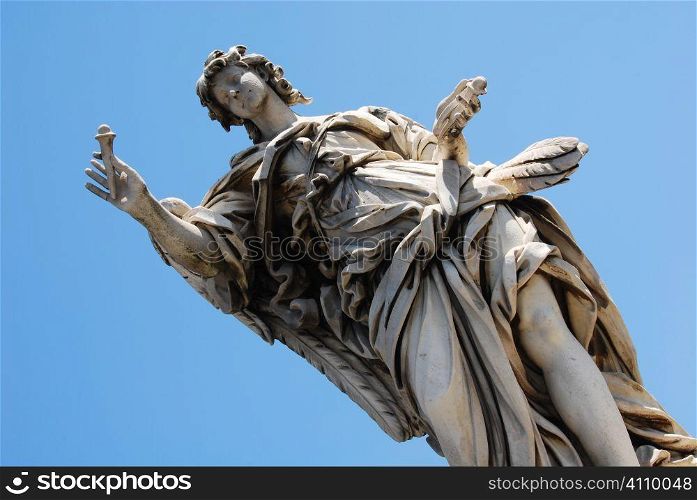 Angel with nails on the Bridge of San Angelo, Vatican City, Rome, Italy