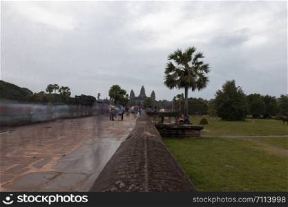 Angkor Wat temple entrance